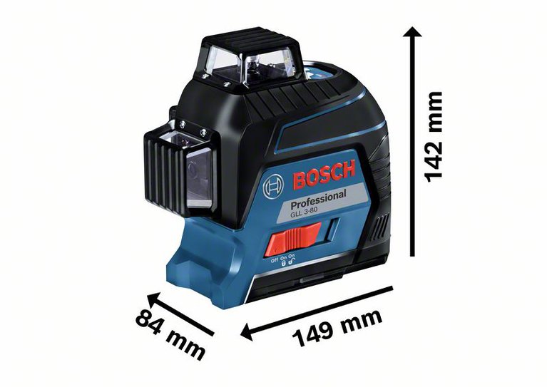 BOSCH-MULTI LINE LASER GLL3-80 + TRIPOD BT150