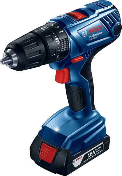 BOSCH-CORDLESS DRILL HAMMER TYPE 18V X  2AH  BATTERY