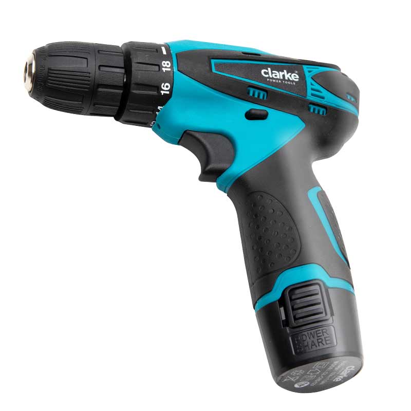 CLARKE -  CORDLESS DRIVER DRILL 12V