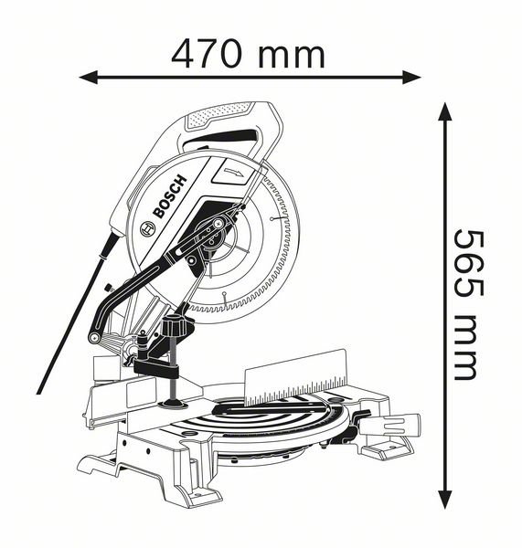 BOSCH-GCM 10 MX PROFESSIONAL MITER SAW