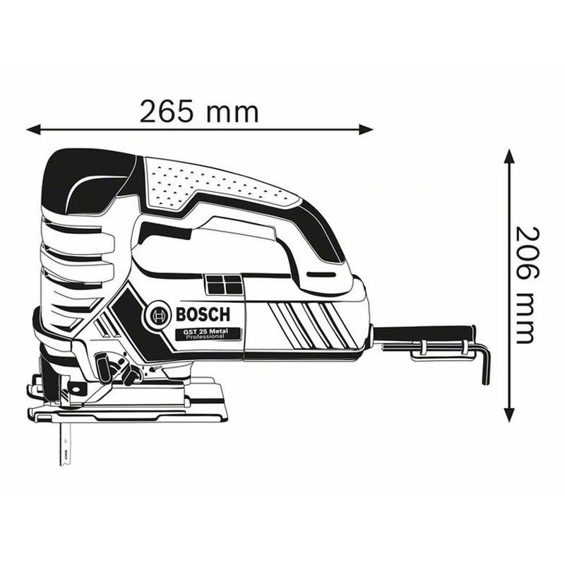 BOSCH - Metal Jigsaw GST 25